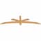 Ekena Millwork Alberta Smooth Timber Gable Bracket, Western Red Cedar, 72"W x 21"H x 1 1/2"D x 3 1/2"F, 7/12 Pitch GBW072X21X0204ALB00SWR - alternate 4